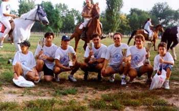 Al Trenno con i Cavallieri e i Frisbisti